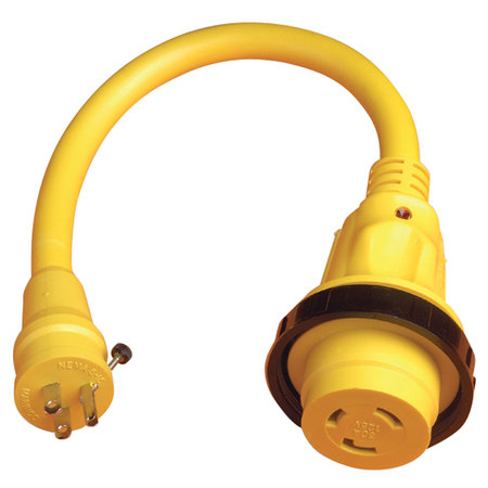 PARKPOWER BY MARINCO ParkPower 104SPPRV Pigtail Adapter - 15A Male to 30A Female, 18" 104SPPRV